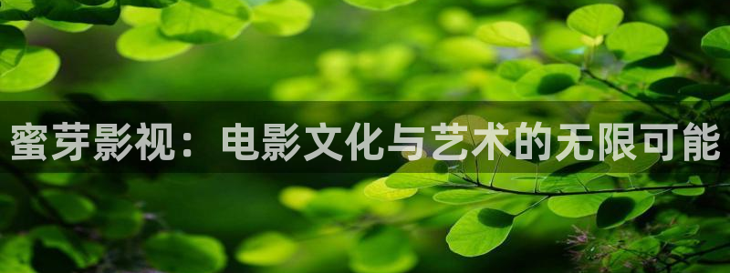 飘零影院伦理片免费观看：蜜芽影视：电影文化与艺术的无限可能